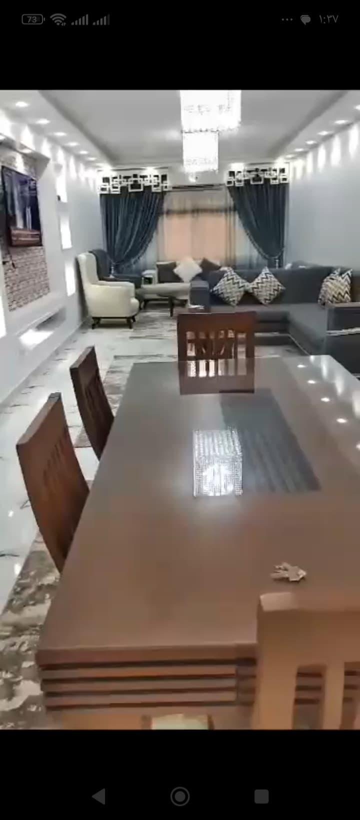 شقة - للايجار - مفروش - شارع مدكور - بين شارع الفيصل و الهرم